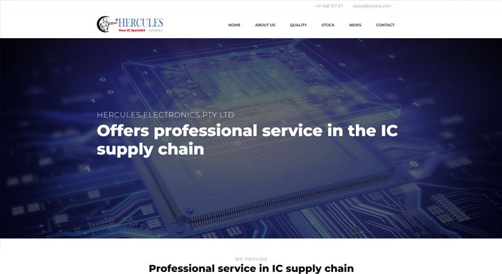 HERCULES首頁第一屏截圖